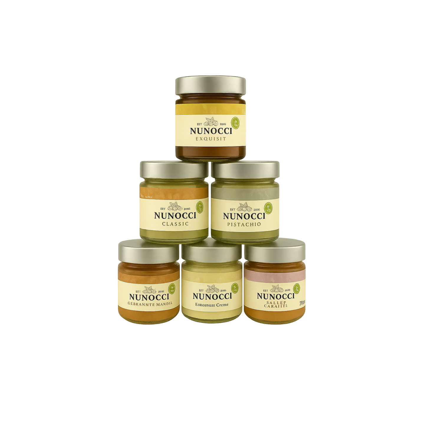 Nunocci Probierpack - 6x 50g Gläschen